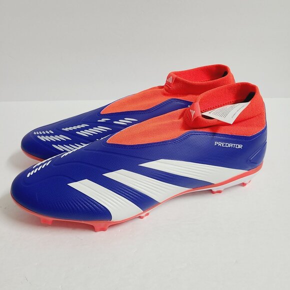 NEW Adidas Predator League LL FG Soccer Cleats IF6333 Size 12 Blue main image 7
